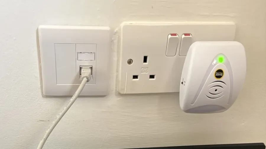 Ethernet socket installed in Niall’s home